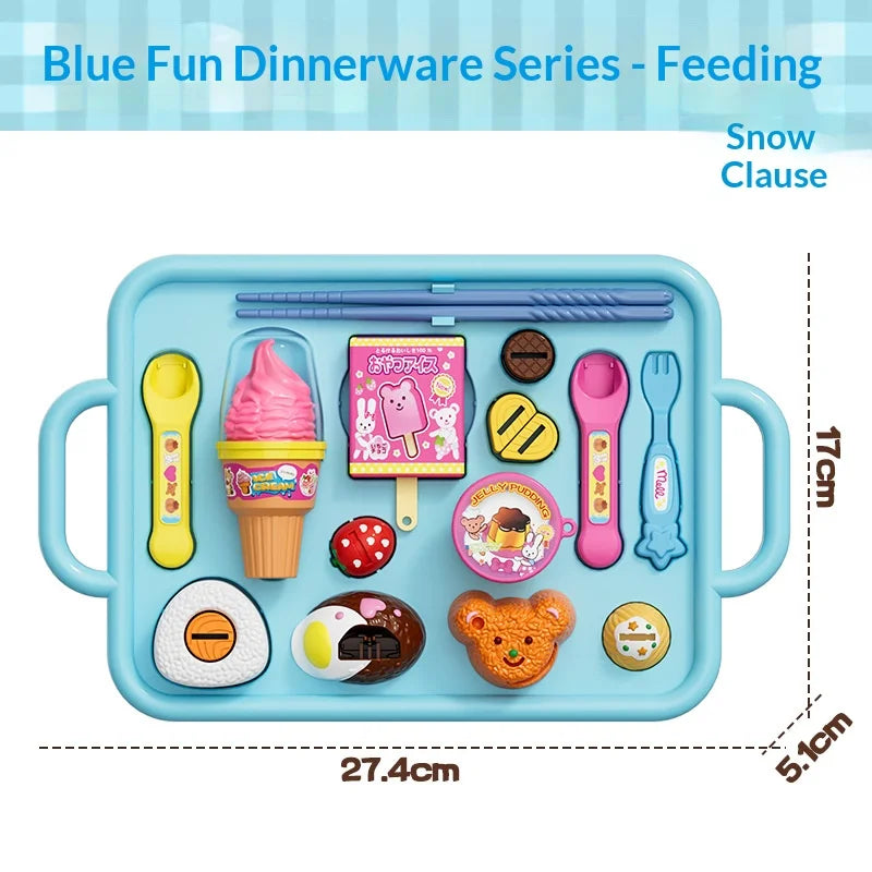 Children's Pudding Feeding Toy Jelly Strawberry Pudding Set Children's Pretend Play Set Girls' Toys